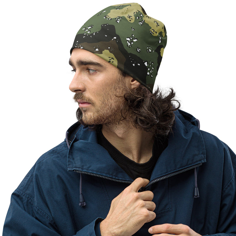 Chocolate Chip Saudi Marsh CAMO Beanie - S - Head