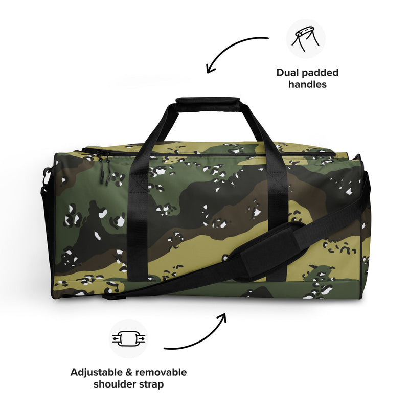 Chocolate Chip Saudi Marsh CAMO Duffle Bag