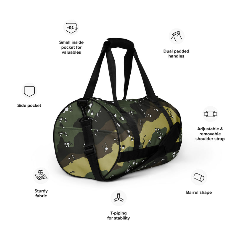 Chocolate Chip Saudi Marsh CAMO Gym Bag