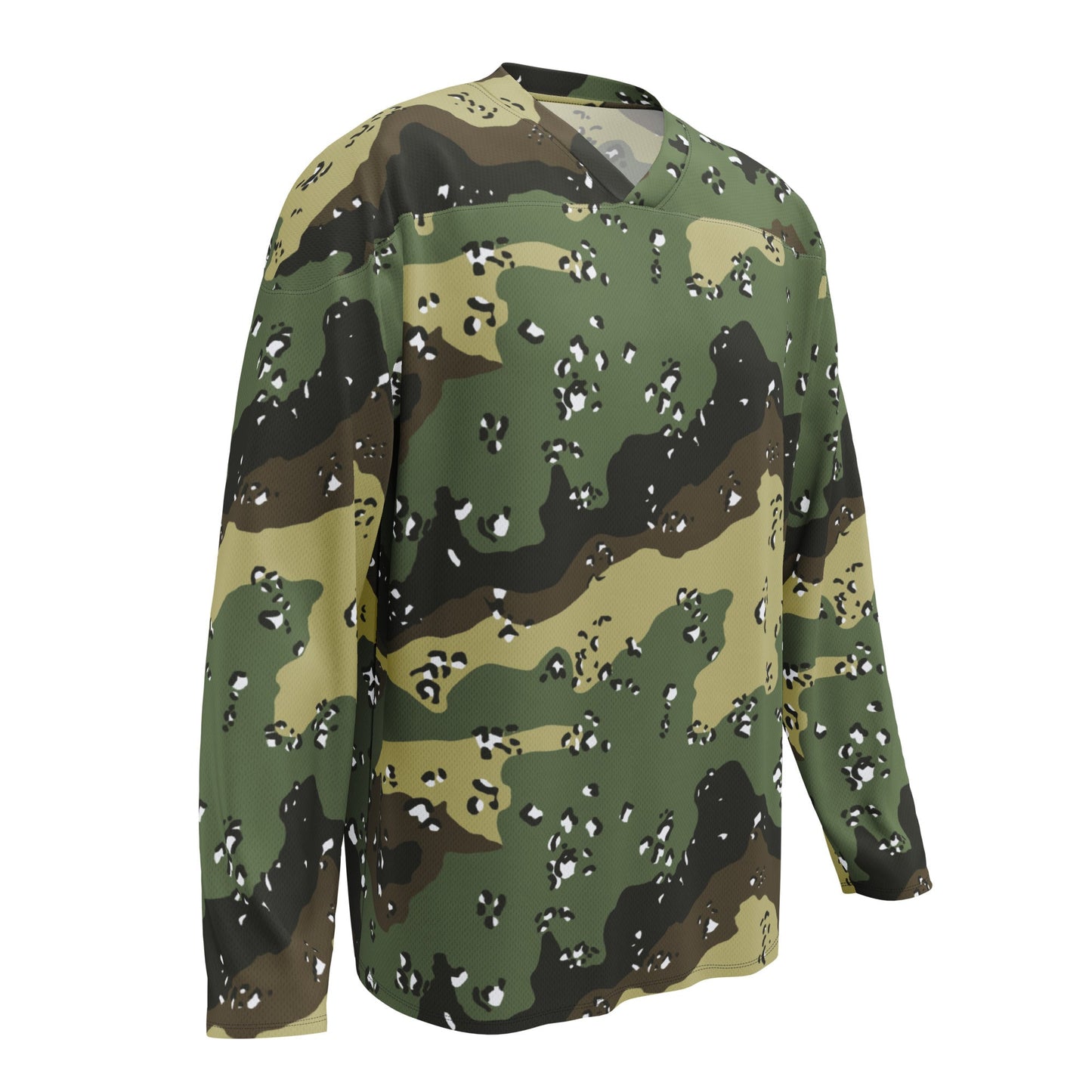 Saudi Arabian Chocolate Chip Marsh CAMO Unisex Hockey Fan Jersey