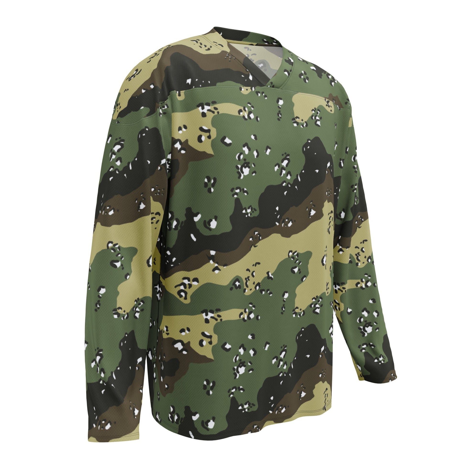 Saudi Arabian Chocolate Chip Marsh CAMO Unisex Hockey Fan Jersey