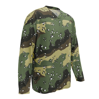 Saudi Arabian Chocolate Chip Marsh CAMO Unisex Hockey Fan Jersey