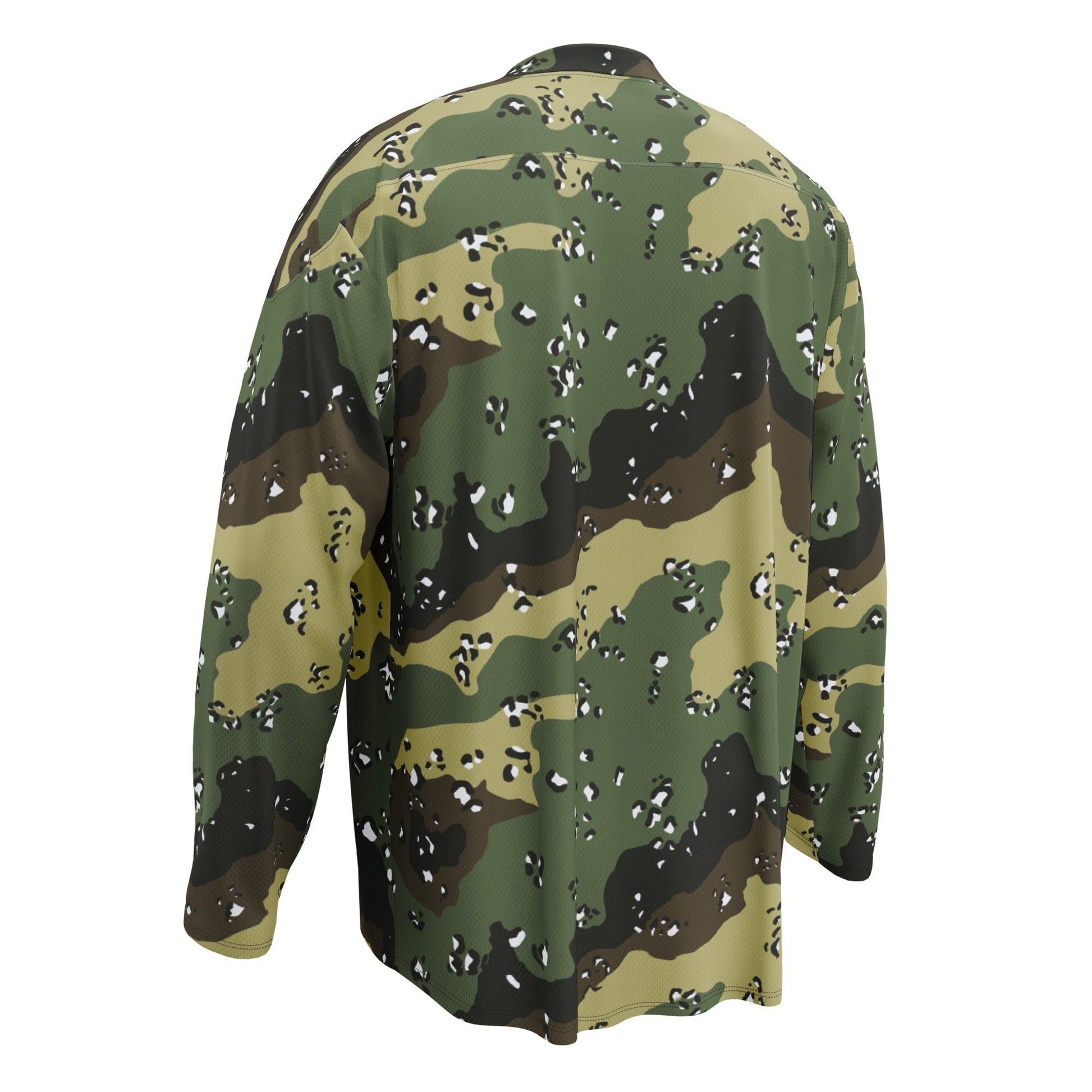 Saudi Arabian Chocolate Chip Marsh CAMO Unisex Hockey Fan Jersey