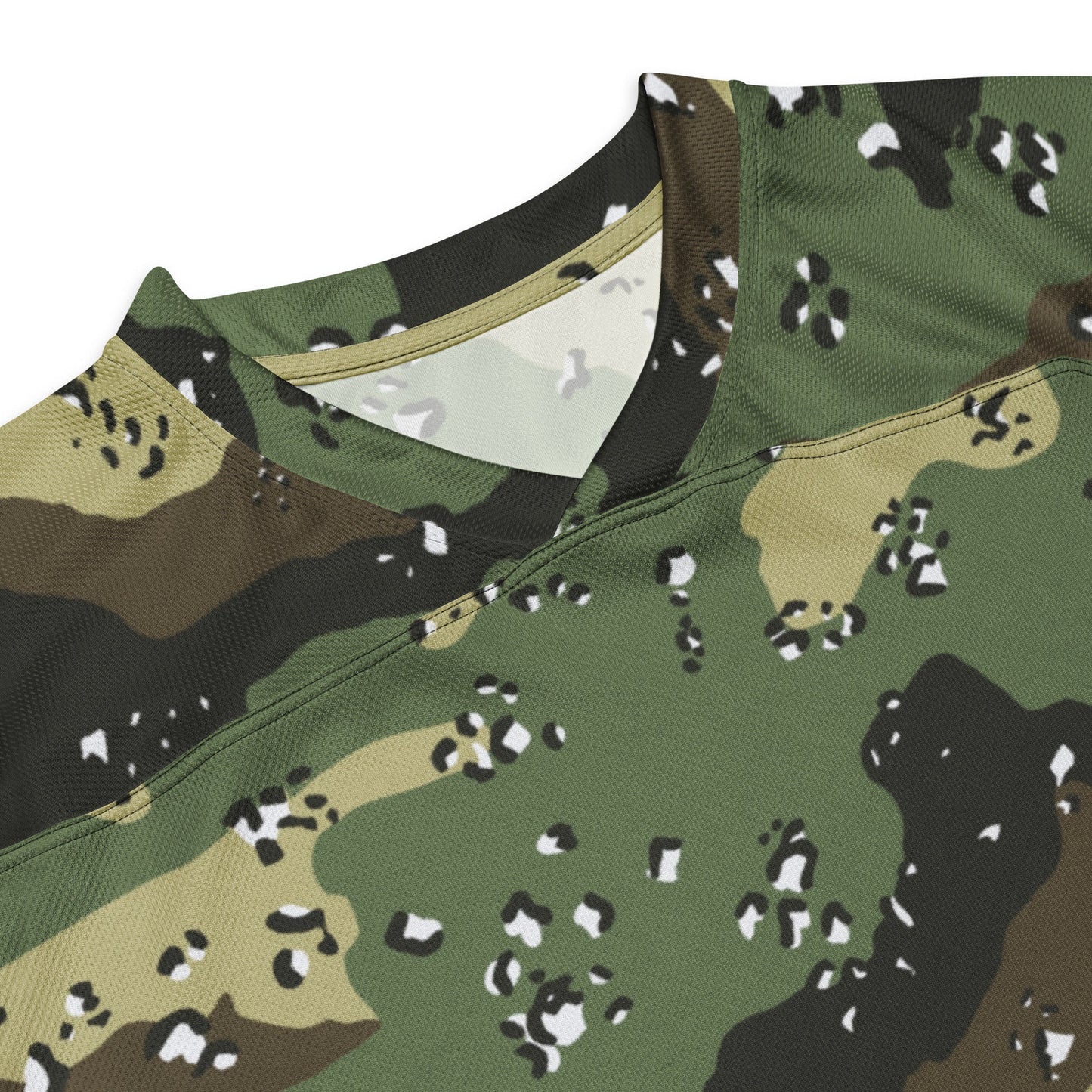 Saudi Arabian Chocolate Chip Marsh CAMO Unisex Hockey Fan Jersey