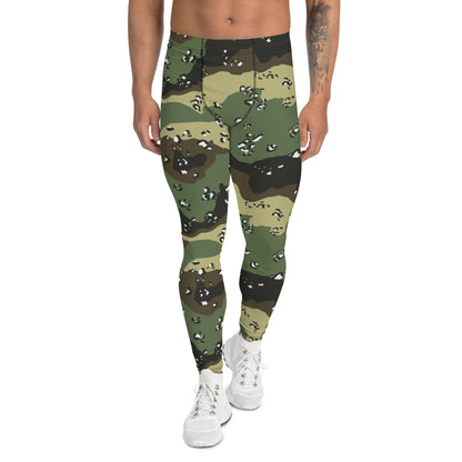 Saudi Chocolate Chip Marsh CAMO Mens Leggings - XS