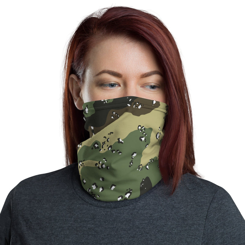 Chocolate Chip Saudi Marsh CAMO Neck Gaiter - Head