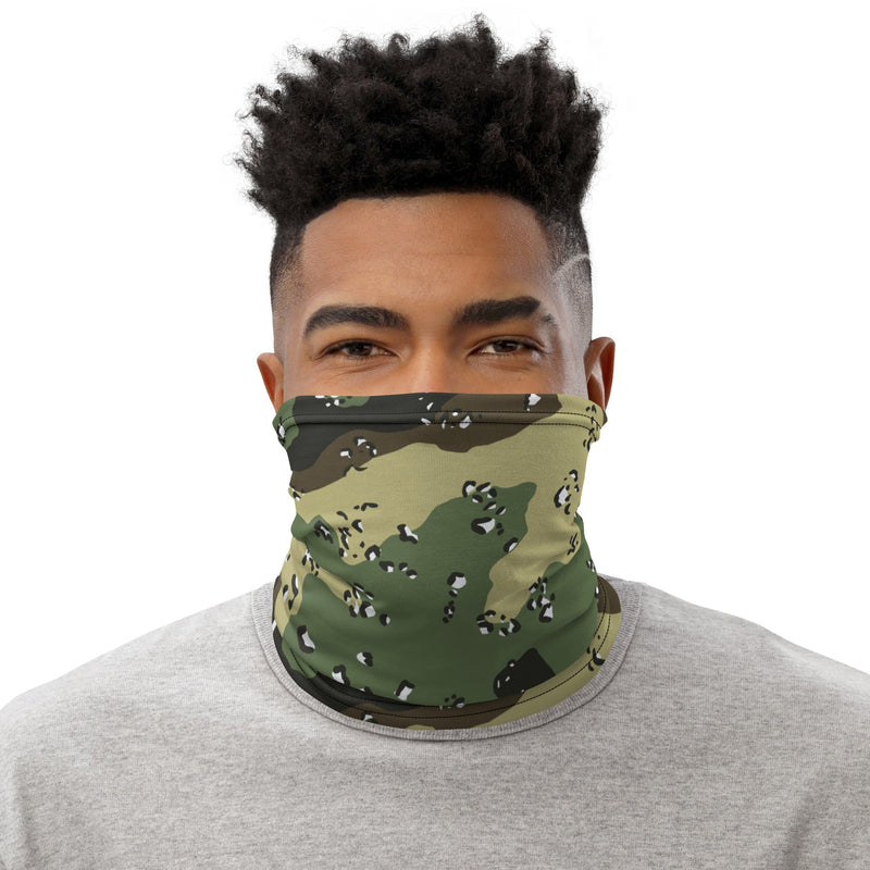 Chocolate Chip Saudi Marsh CAMO Neck Gaiter - Head