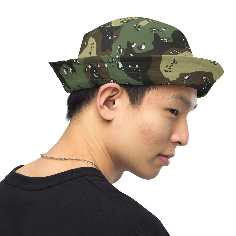 Chocolate Chip Saudi Marsh CAMO Reversible Bucket Hat - Head