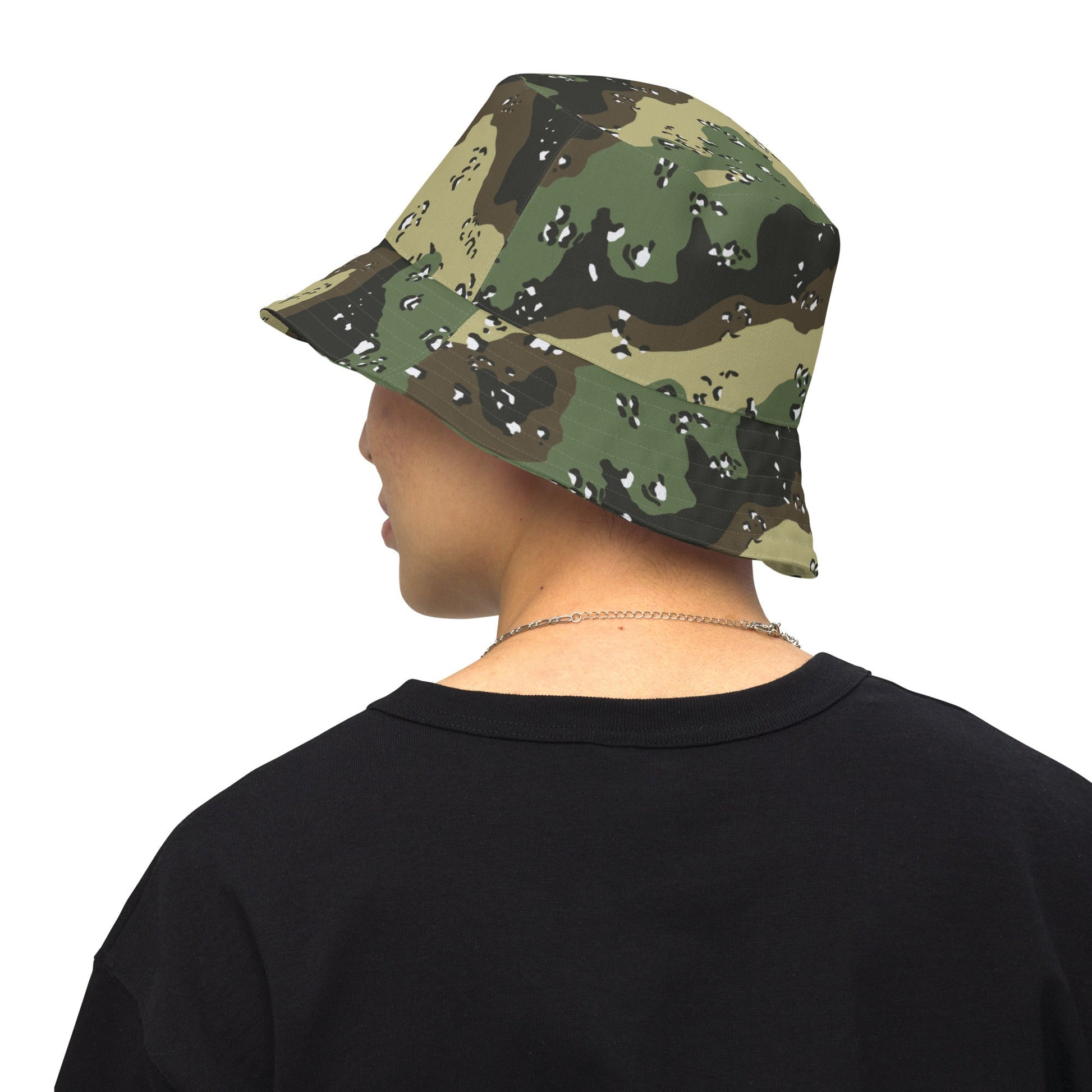 Saudi Arabian Chocolate Chip Marsh CAMO Reversible Bucket Hat - S/M