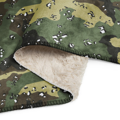 Saudi Chocolate Chip Marsh CAMO Sherpa blanket - Blankets
