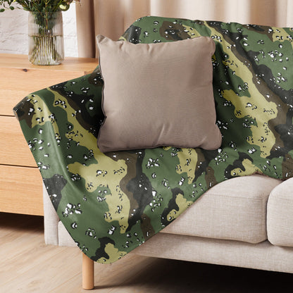 Saudi Chocolate Chip Marsh CAMO Sherpa blanket - Blankets
