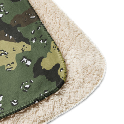 Saudi Chocolate Chip Marsh CAMO Sherpa blanket - Blankets