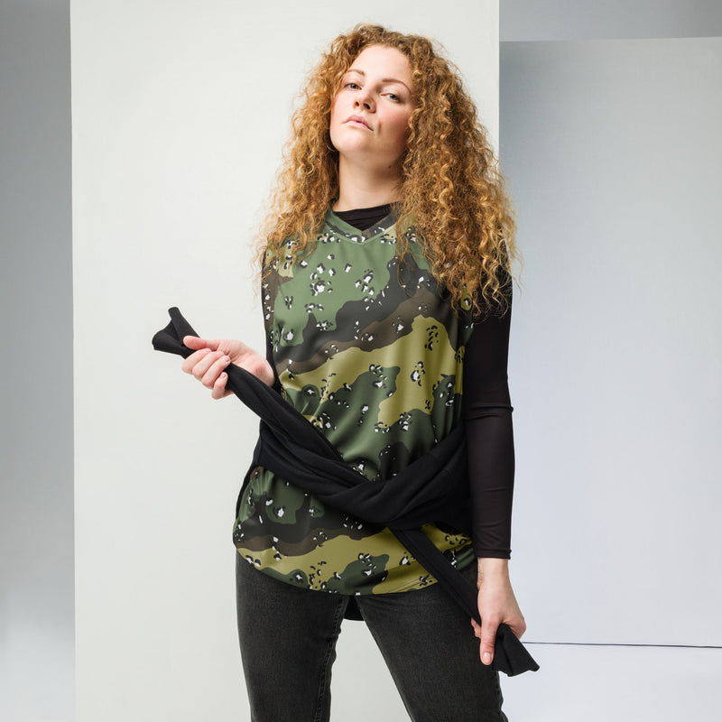 Chocolate Chip Saudi Marsh CAMO Unisex Basketball Jersey