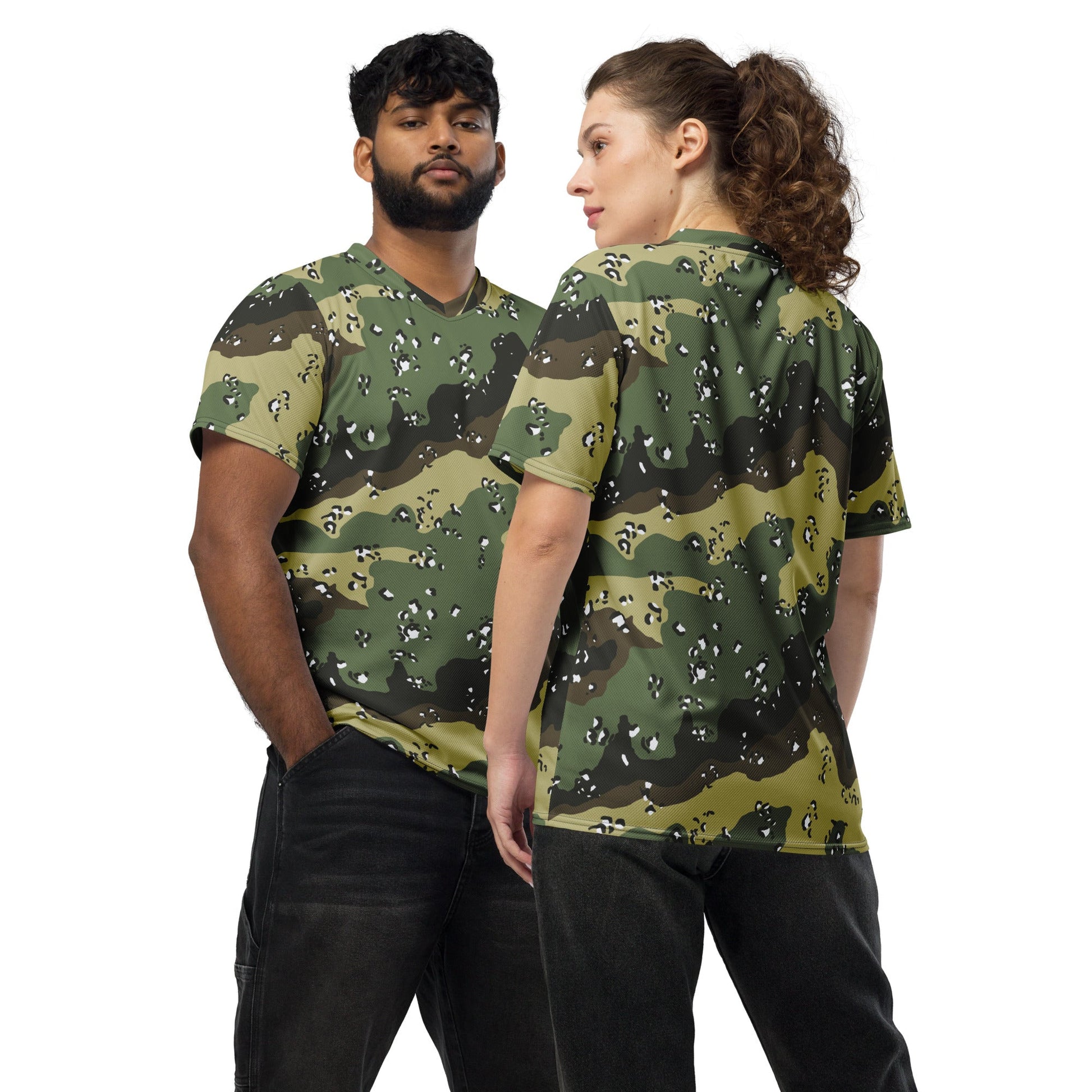 Saudi Chocolate Chip Marsh CAMO unisex sports jersey - 2XS - Sports Jerseys