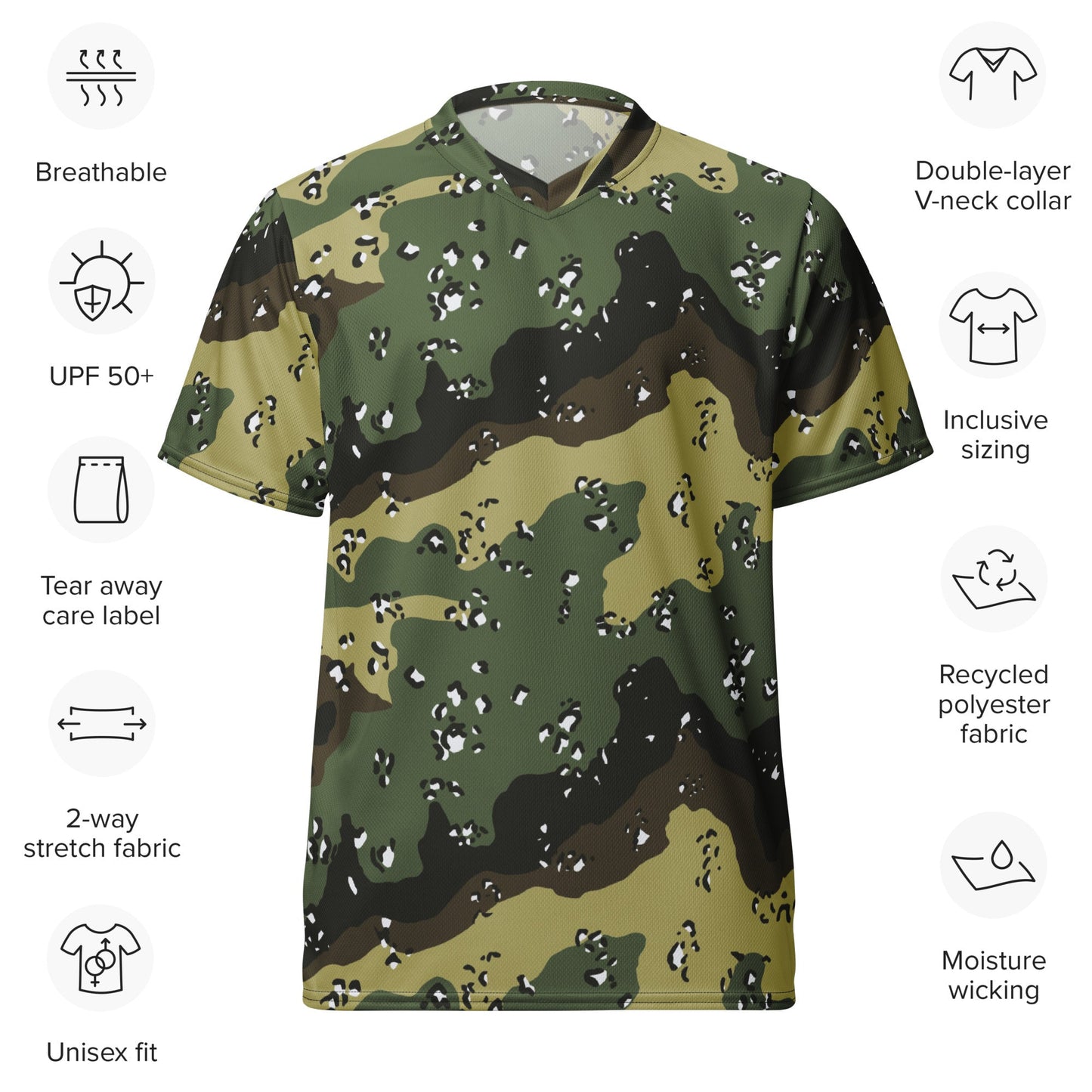 Saudi Chocolate Chip Marsh CAMO unisex sports jersey - Sports Jerseys