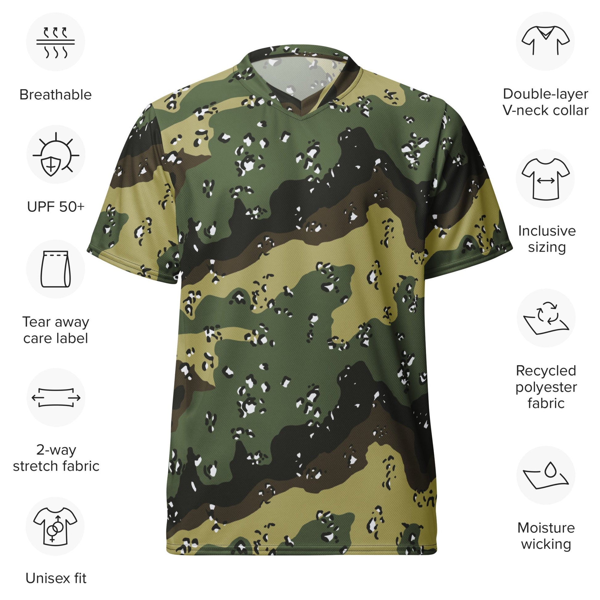 Saudi Chocolate Chip Marsh CAMO unisex sports jersey - Sports Jerseys