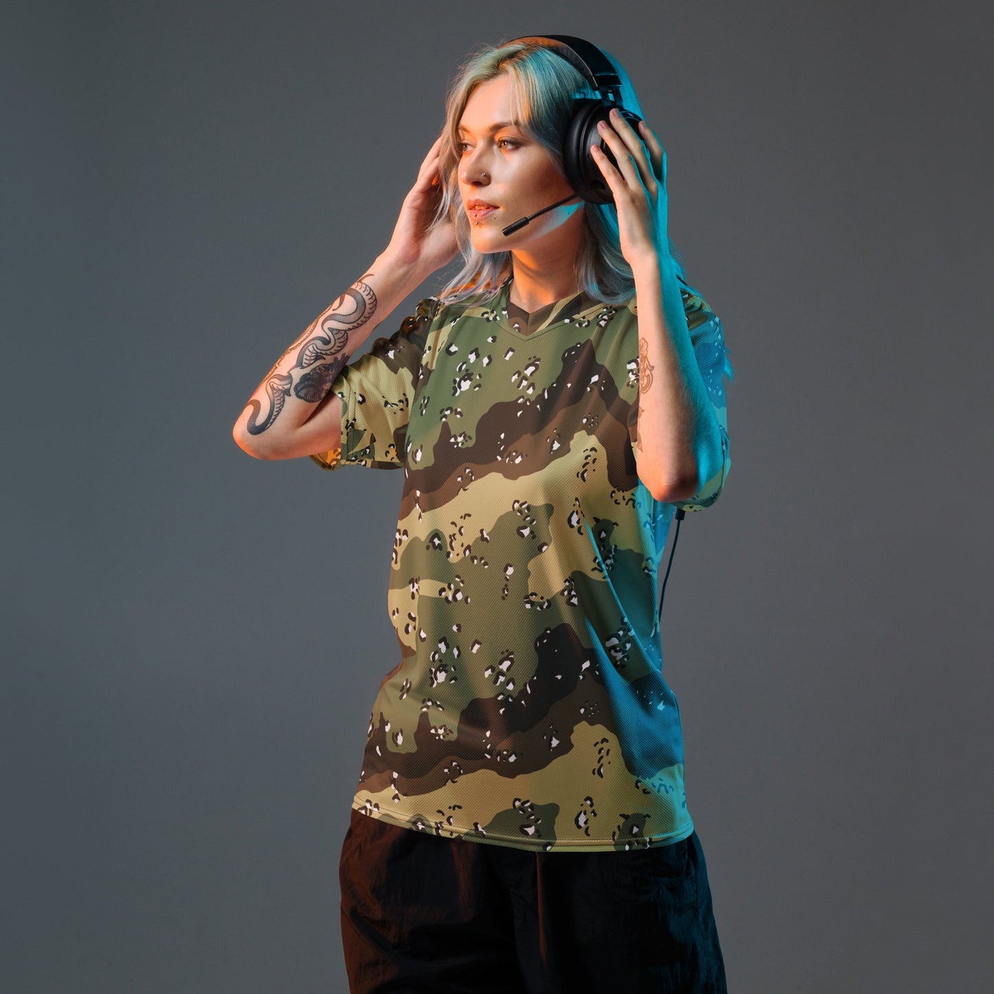 Saudi Chocolate Chip Marsh CAMO unisex sports jersey - Sports Jerseys