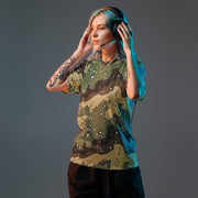 Chocolate Chip Saudi Marsh CAMO Unisex Sports Jersey