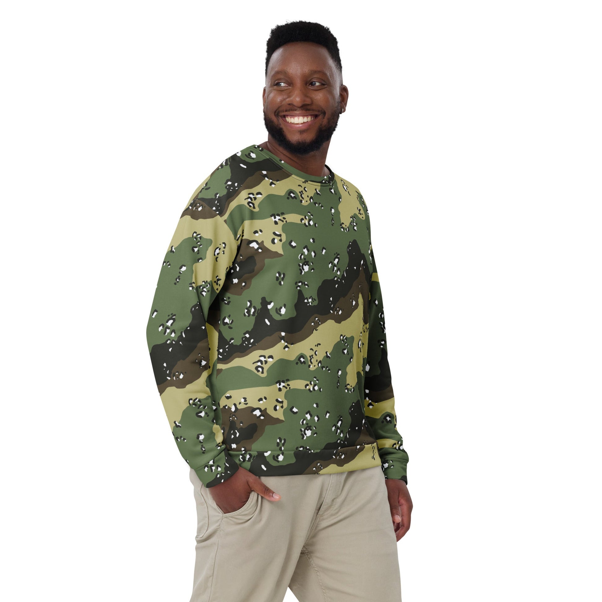 Saudi Arabian Chocolate Chip Marsh CAMO Unisex Sweatshirt