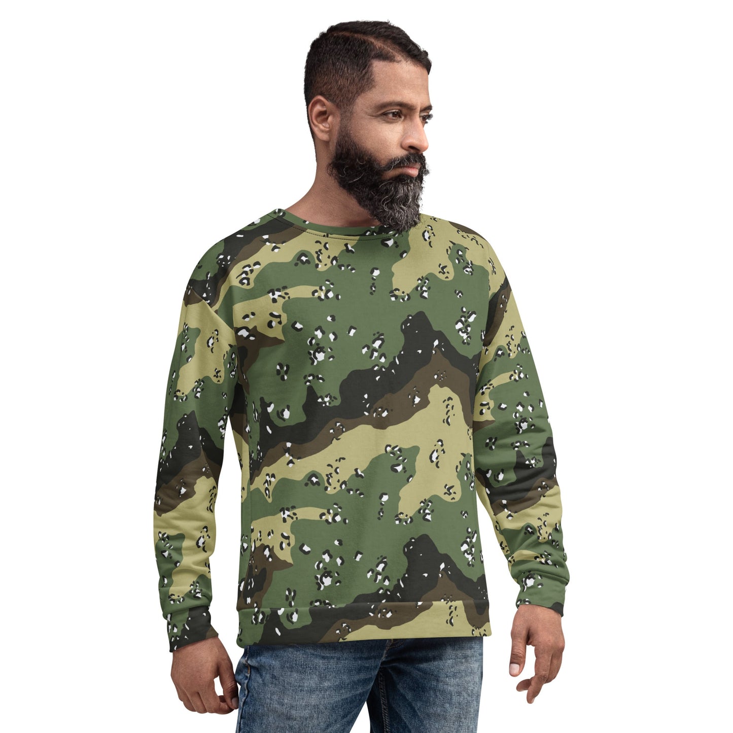 Saudi Arabian Chocolate Chip Marsh CAMO Unisex Sweatshirt