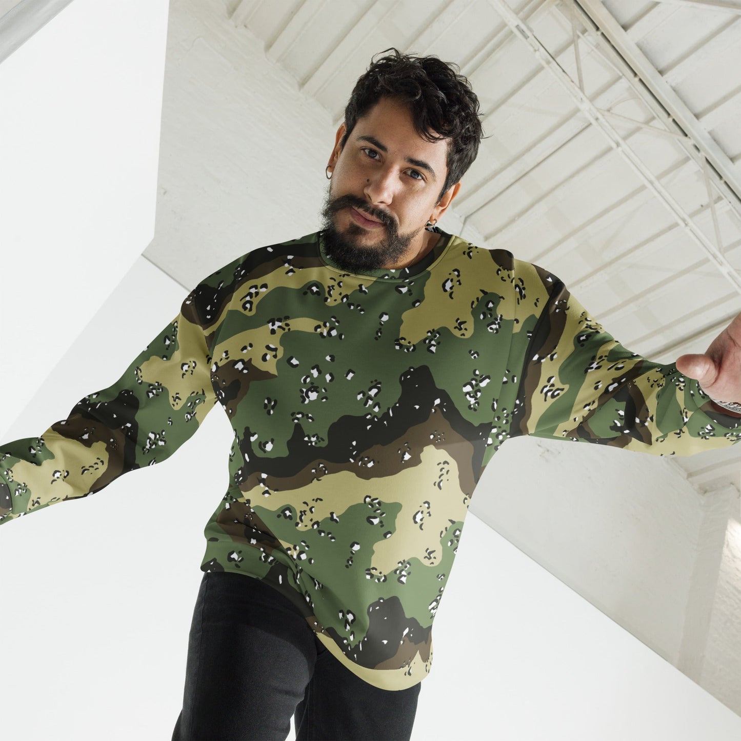 Saudi Arabian Chocolate Chip Marsh CAMO Unisex Sweatshirt