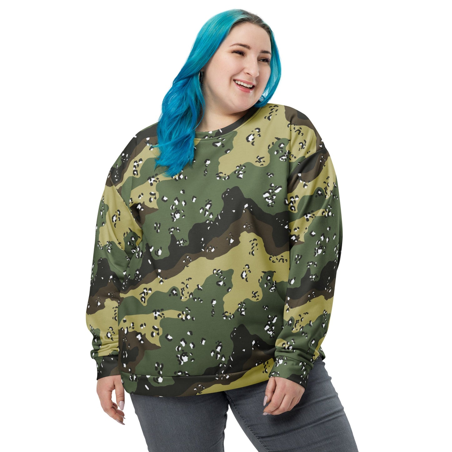 Saudi Arabian Chocolate Chip Marsh CAMO Unisex Sweatshirt