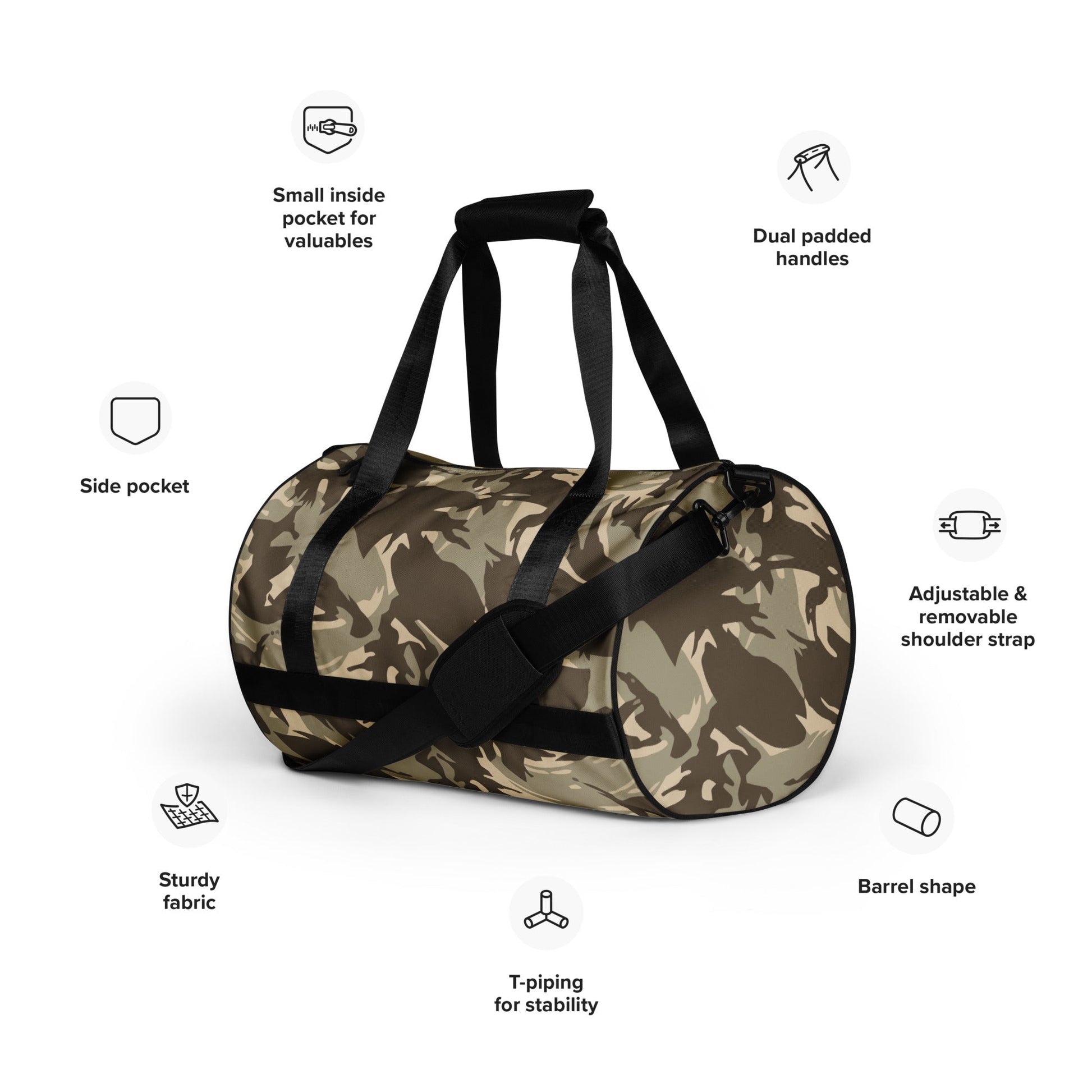 Saudi DPM Desert CAMO gym bag - Gym Bags