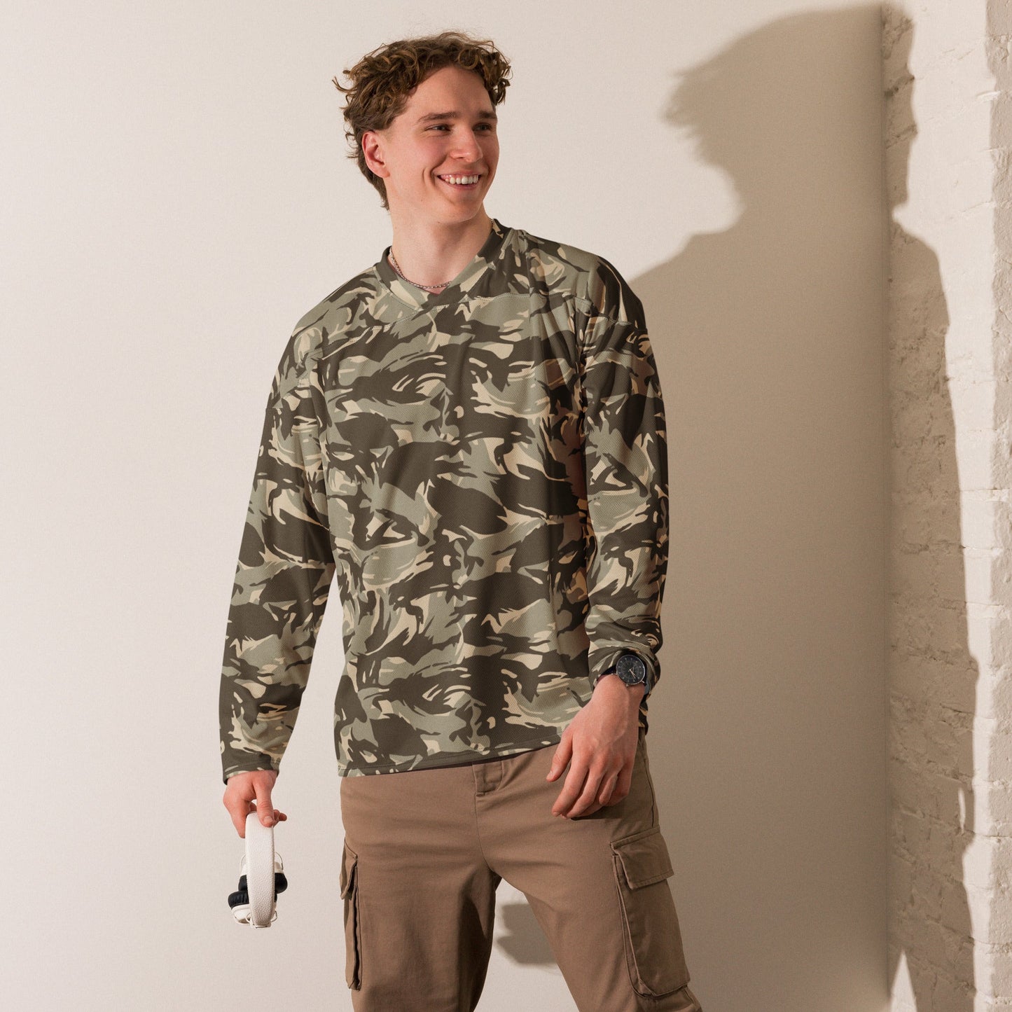 Saudi DPM Desert CAMO hockey fan jersey Hockey Jerseys