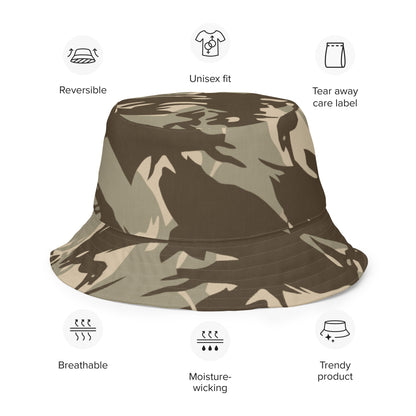 Saudi DPM Desert CAMO Reversible bucket hat - Bucket Hats