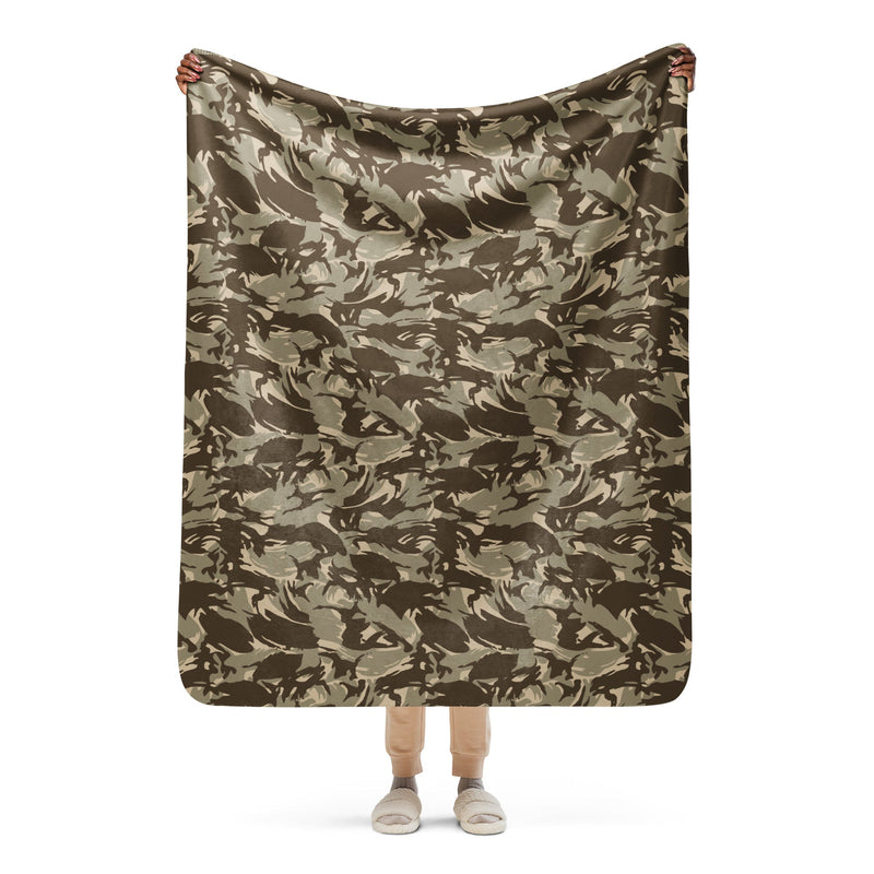 DPM Saudi Desert CAMO Sherpa Blanket - 50″×60″