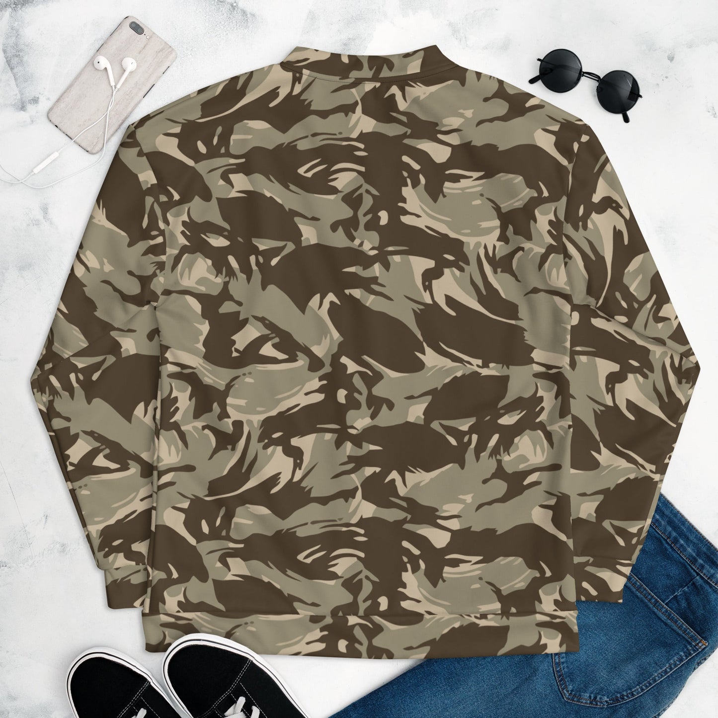 Saudi DPM Desert CAMO Unisex Bomber Jacket - Jackets