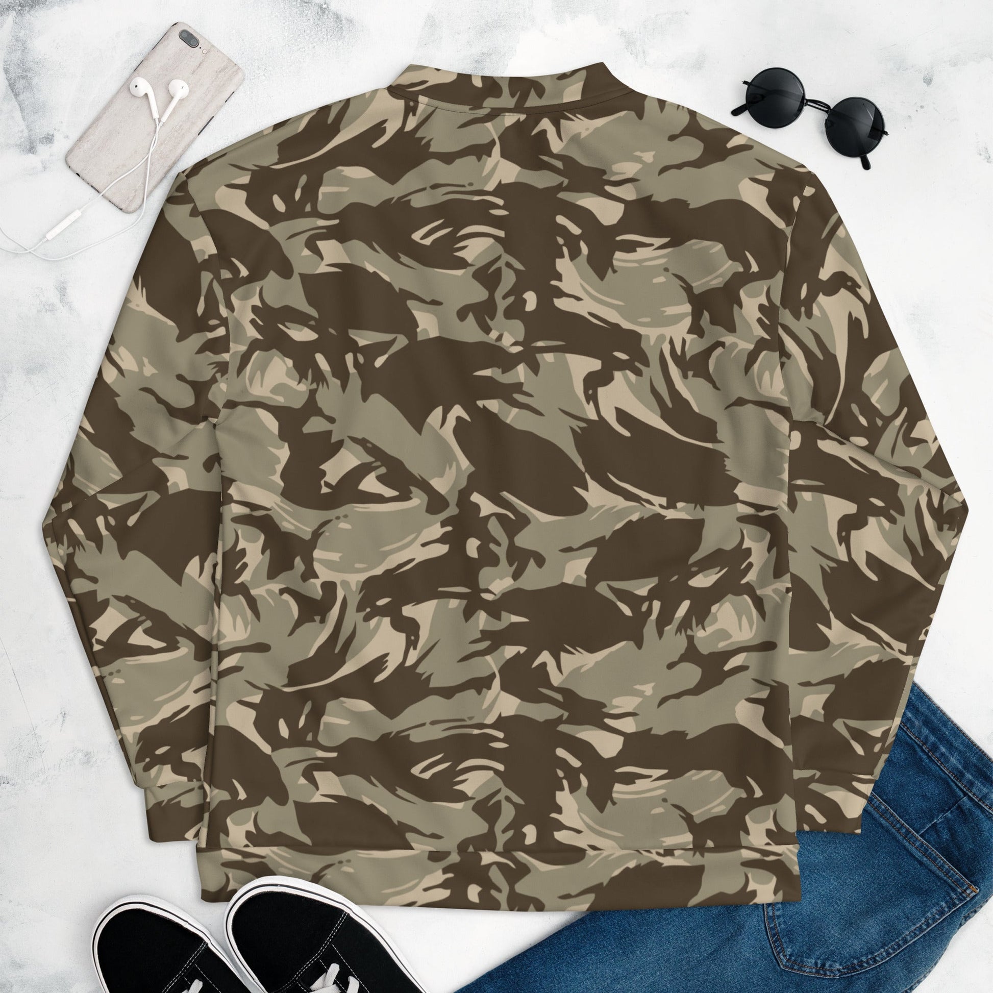 Saudi DPM Desert CAMO Unisex Bomber Jacket - Jackets