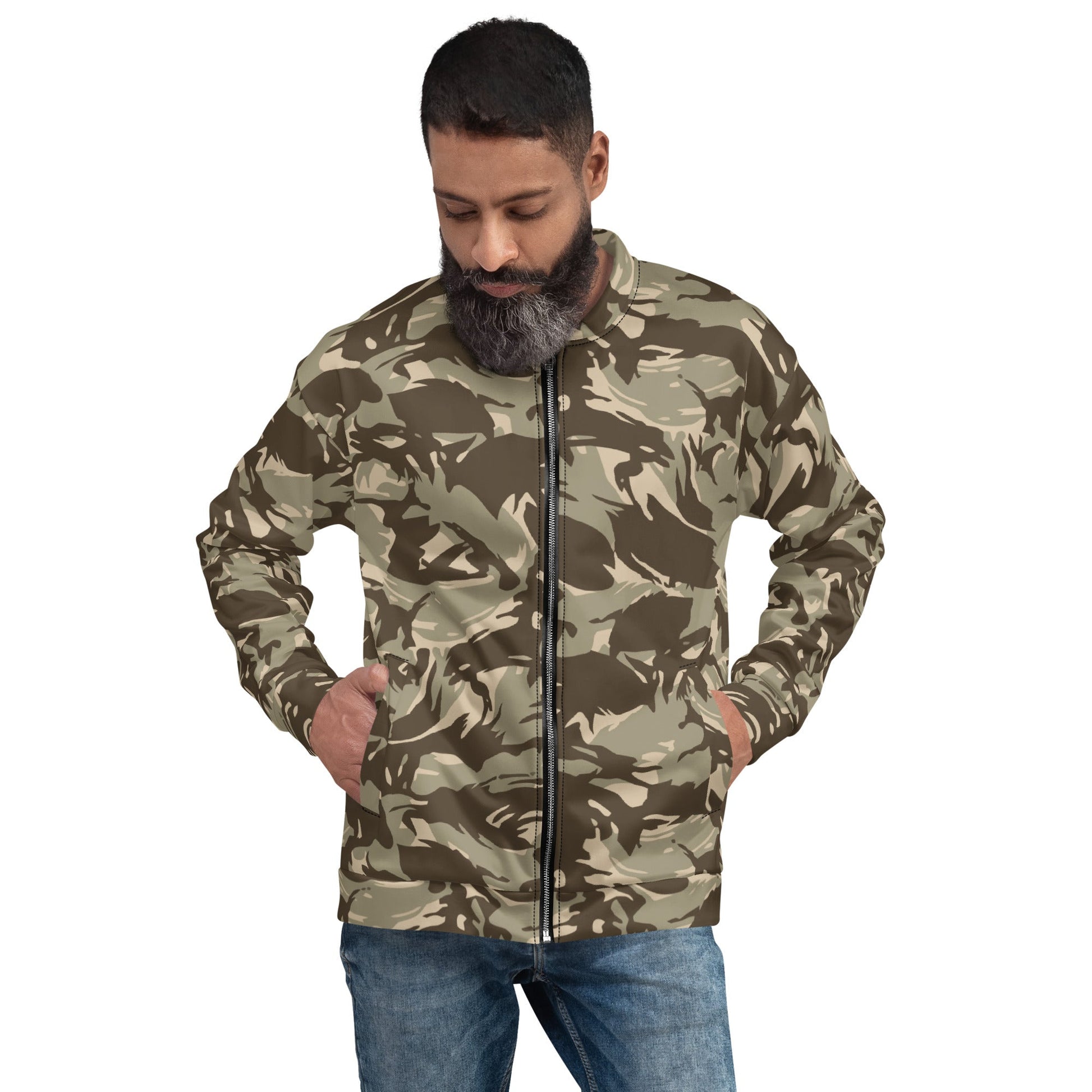 Saudi DPM Desert CAMO Unisex Bomber Jacket - Jackets