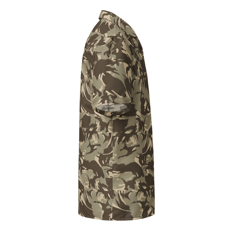 DPM Saudi Desert CAMO Unisex Short-Sleeve Button Shirt - Button-Up