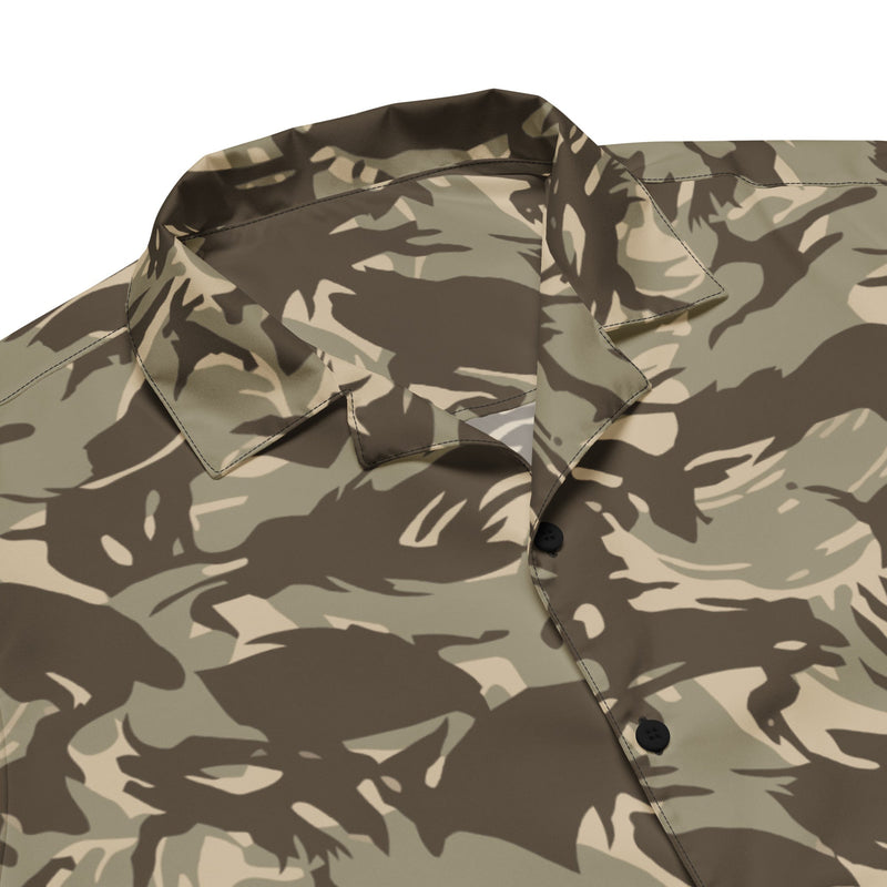 DPM Saudi Desert CAMO Unisex Short-Sleeve Button Shirt - Button-Up