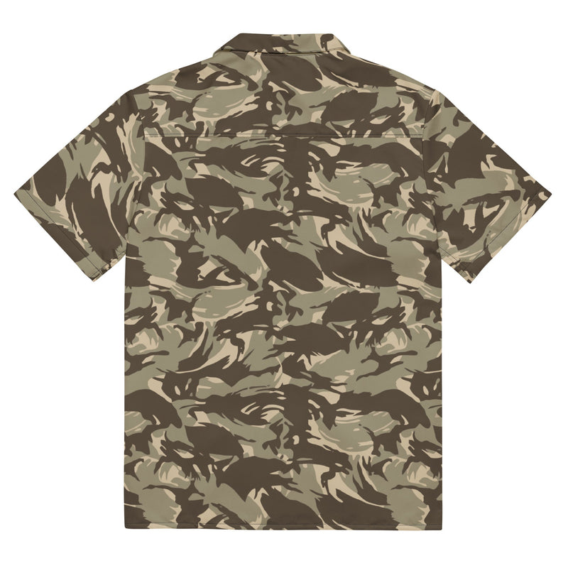 DPM Saudi Desert CAMO Unisex Short-Sleeve Button Shirt - Button-Up
