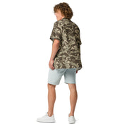 DPM Saudi Desert CAMO Unisex Short-Sleeve Button Shirt - Button-Up