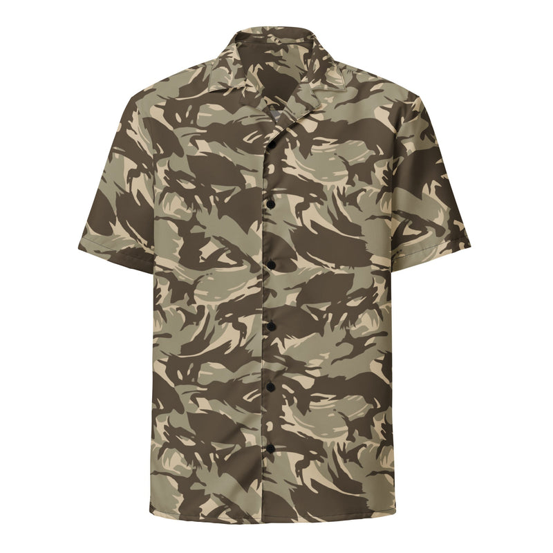 DPM Saudi Desert CAMO Unisex Short-Sleeve Button Shirt - Button-Up
