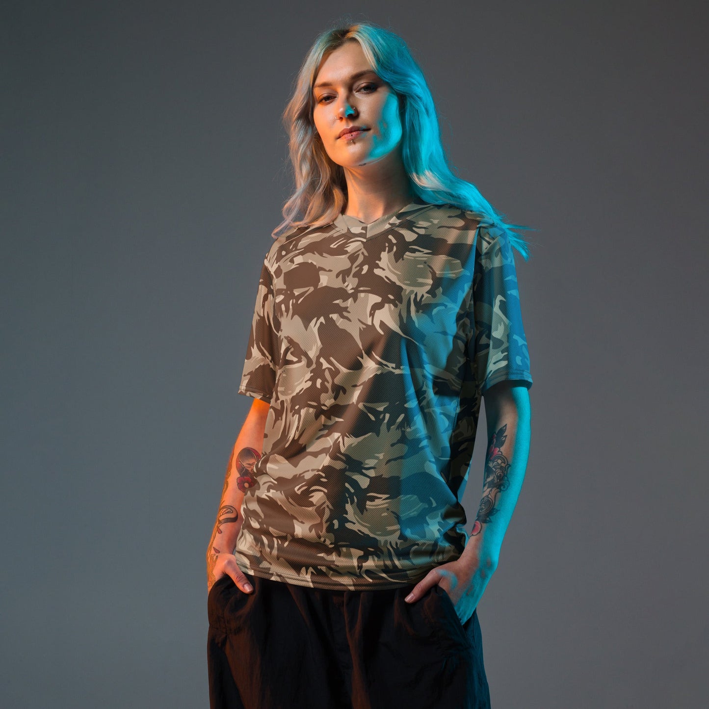 Saudi DPM Desert CAMO unisex sports jersey Sports Jerseys