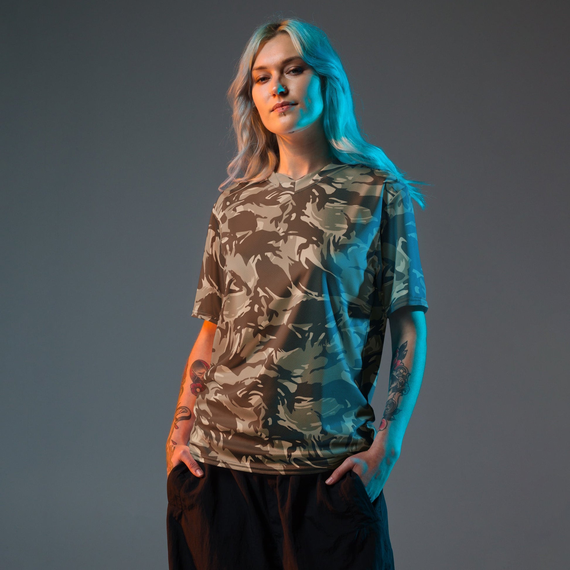 Saudi DPM Desert CAMO unisex sports jersey Sports Jerseys