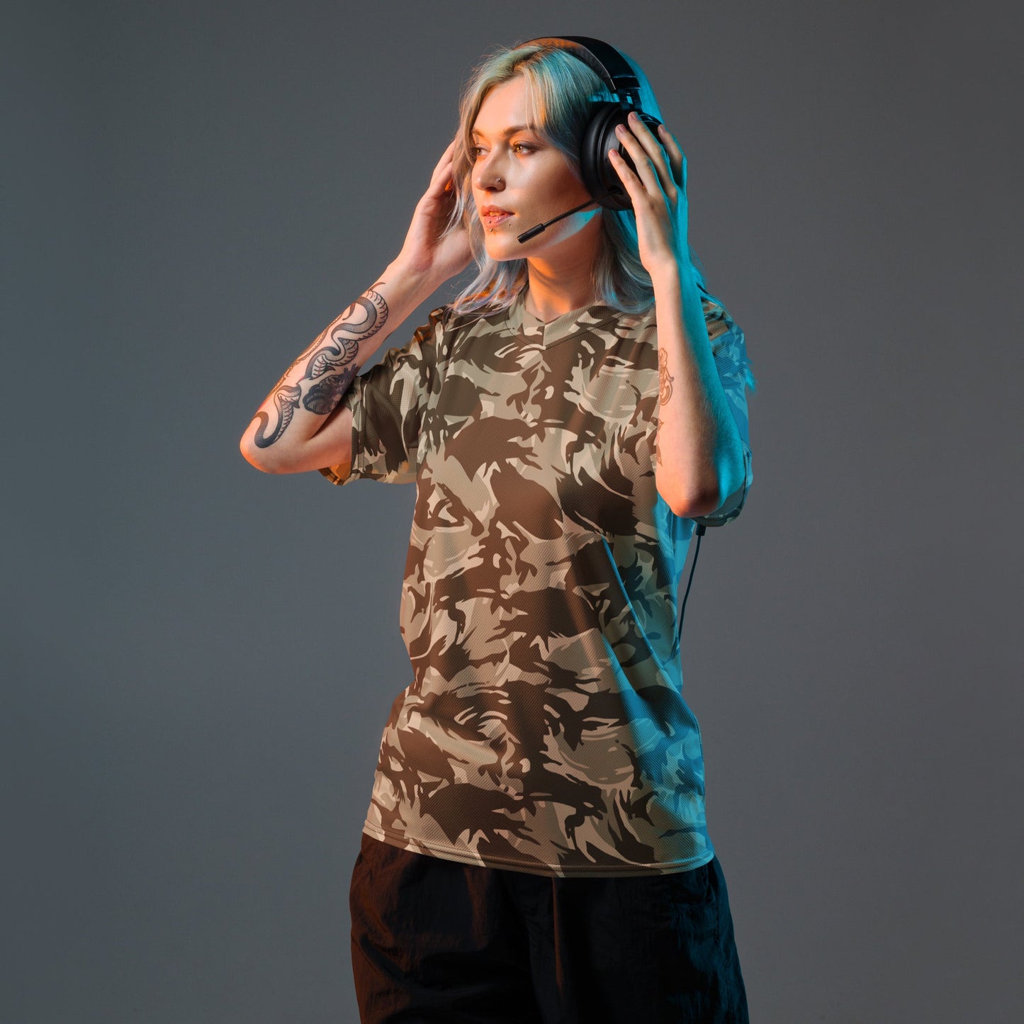 Saudi DPM Desert CAMO unisex sports jersey Sports Jerseys