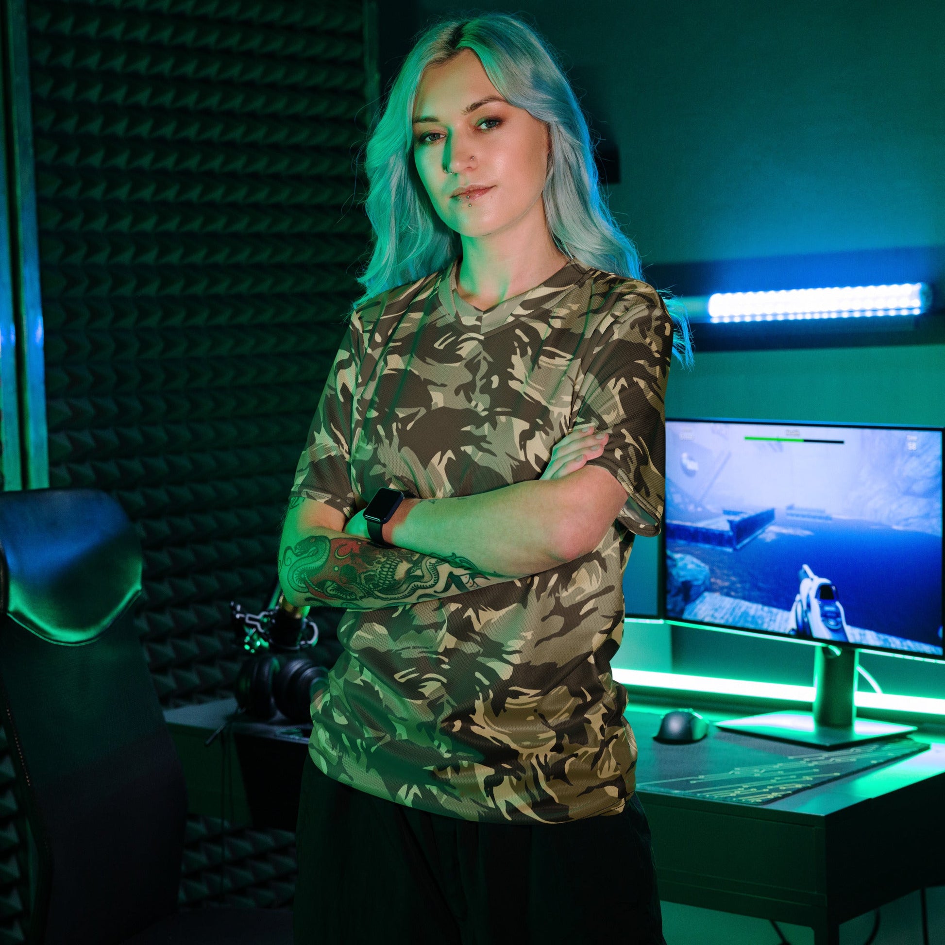 Saudi DPM Desert CAMO unisex sports jersey Sports Jerseys