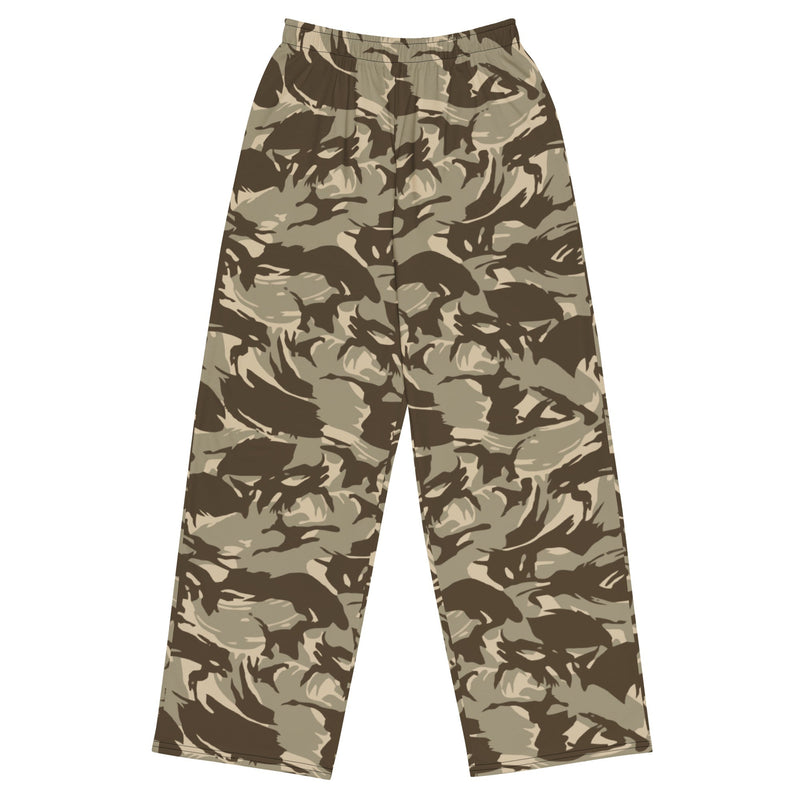 DPM Saudi Desert CAMO Unisex Wide-Leg Leisure Pants - 2XS - Pant