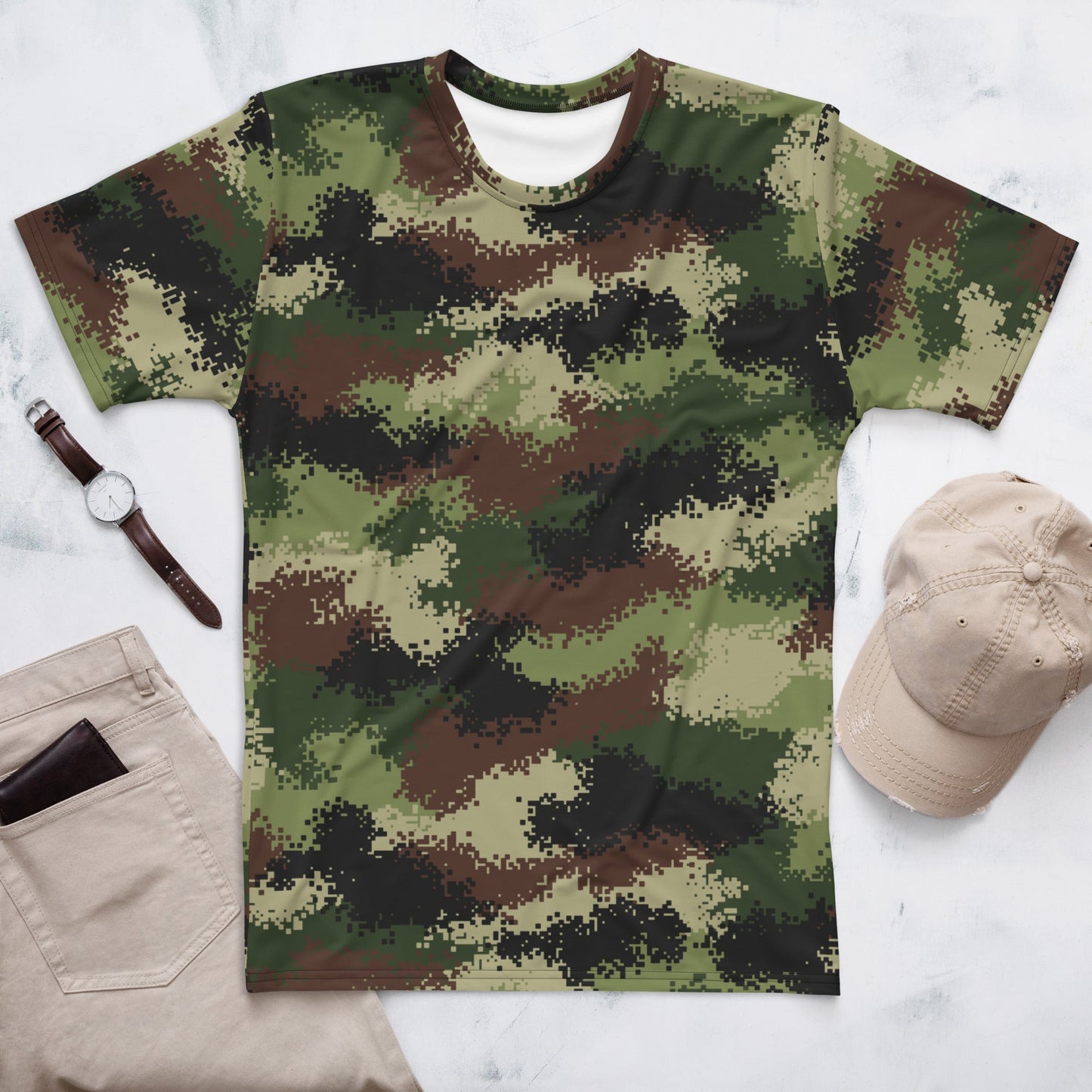 Serbian Digital CAMO Mens t-shirt - XS - T-Shirts