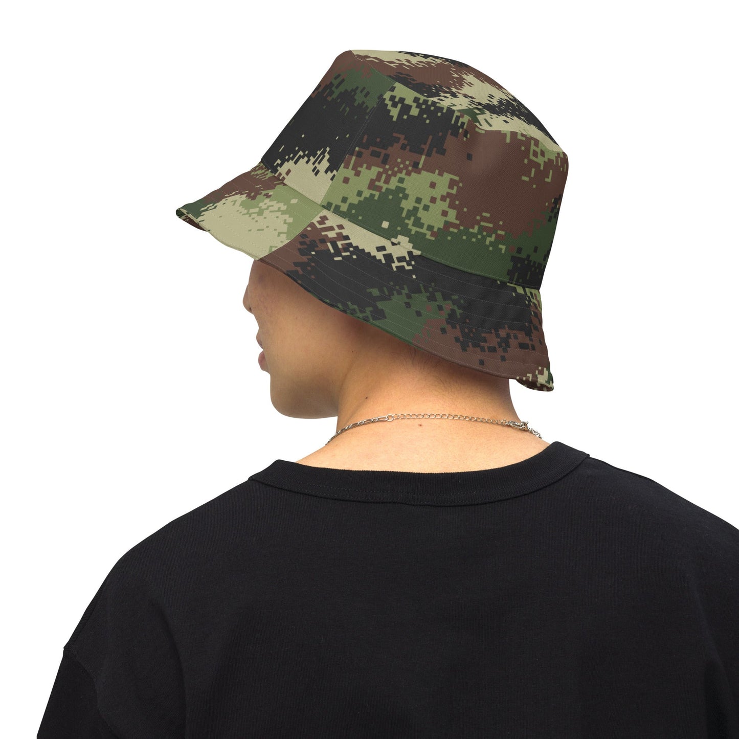 Serbian Digital CAMO Reversible bucket hat - S/M - Bucket Hats