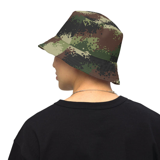 Serbian Digital CAMO Reversible bucket hat - S/M - Bucket Hats