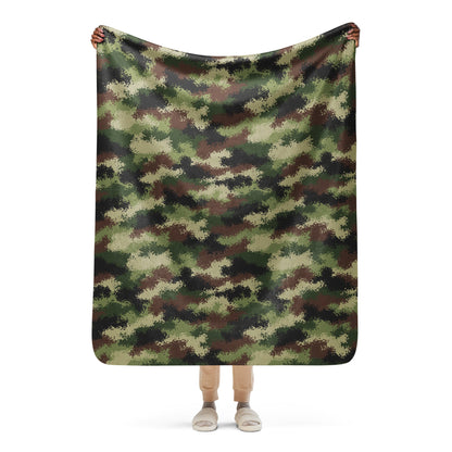 Serbian Digital CAMO Sherpa blanket - 50″×60″ - Blanket
