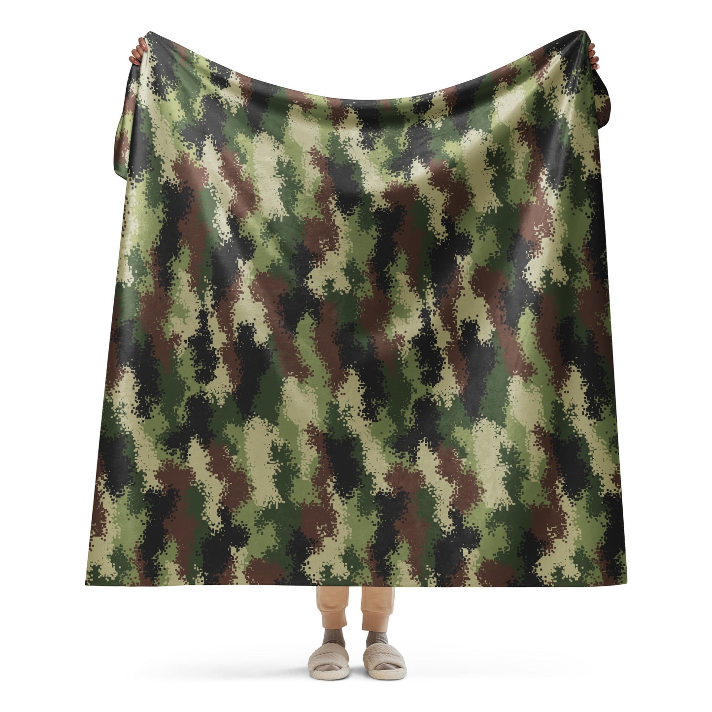 Serbian Digital CAMO Sherpa blanket - 60″×80″ - Blanket
