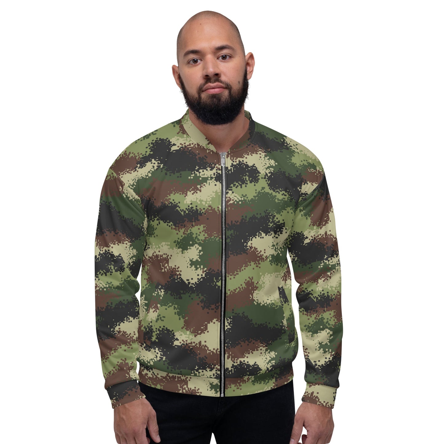 Serbian Digital CAMO Unisex Bomber Jacket - Jackets