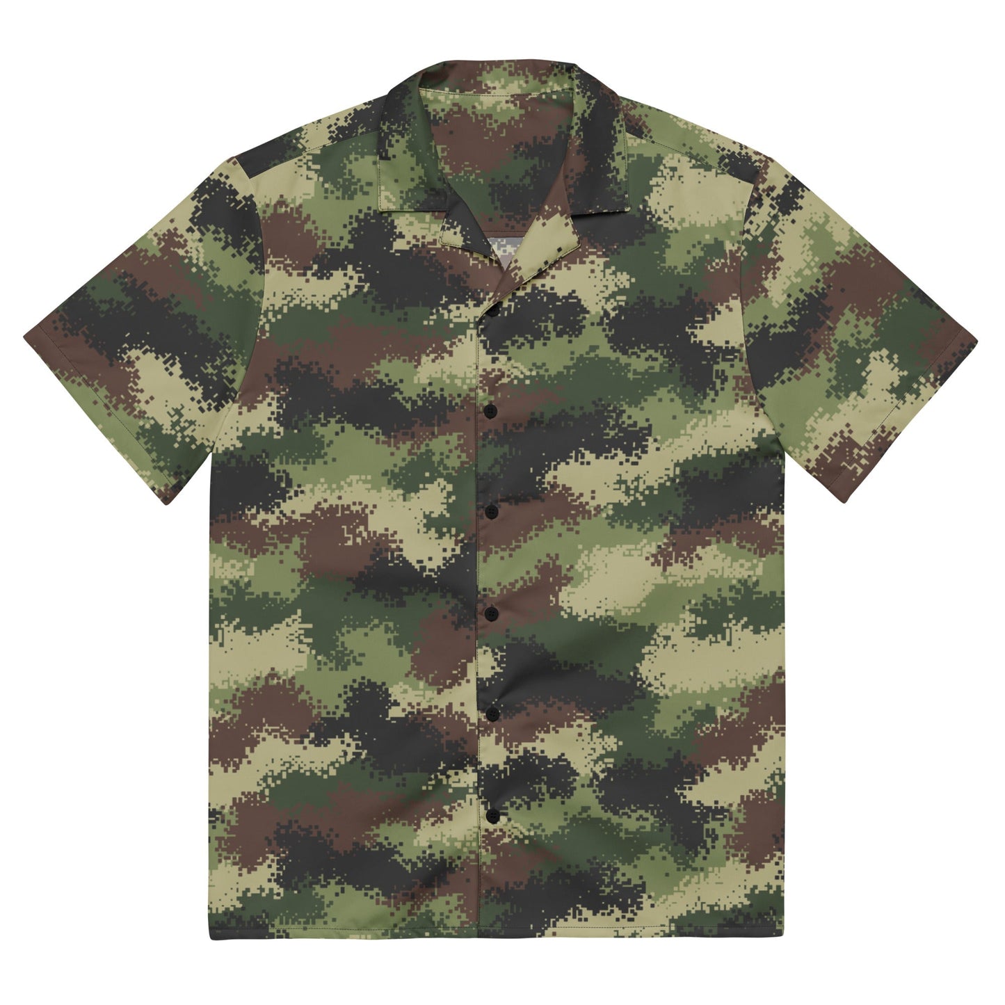 Serbian Digital CAMO Unisex button shirt 2XS Button Shirts